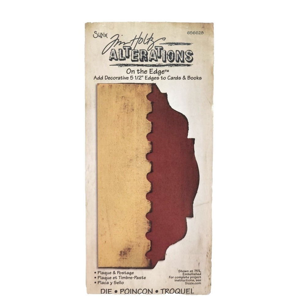 Sizzix Tim Holtz Alterations‎ On The Edge Plaques and Postage 656628